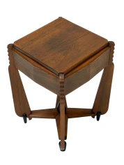 Art Deco Amsterdamse School Side Table by Architect Christiaan Bartels, 1920s